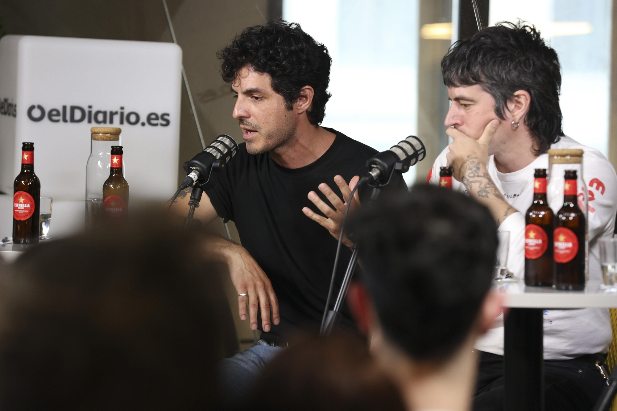 El grupo Biznaga en la redacción de elDiario.es, en imágenes