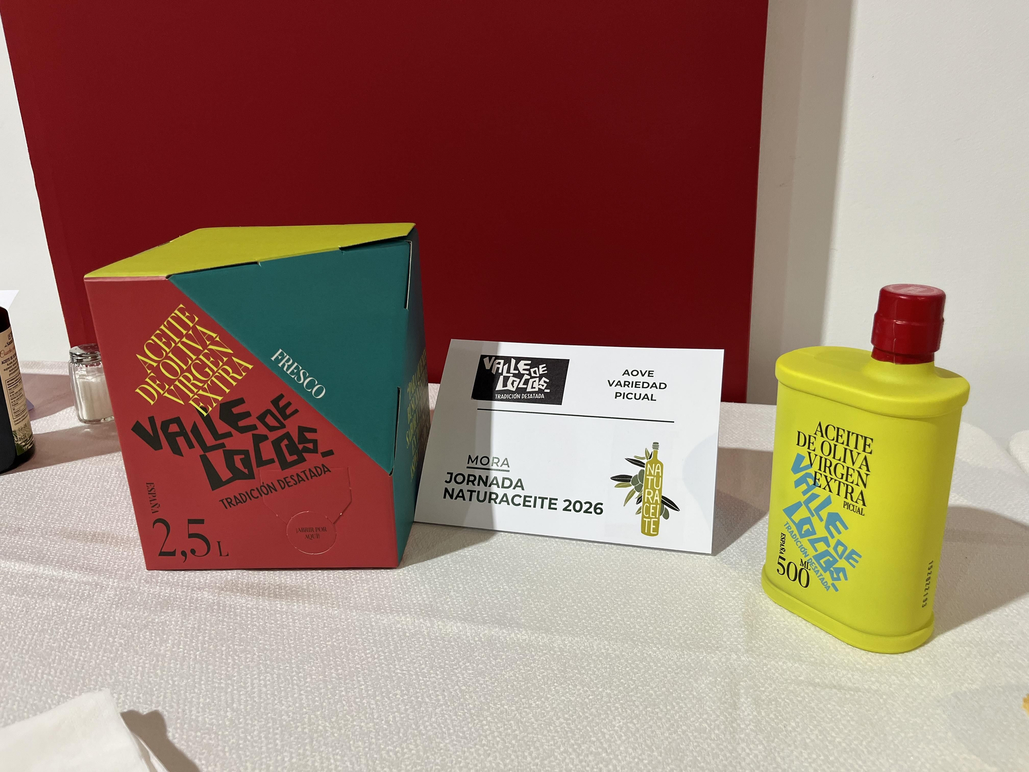 Aceite de oliva de El Valle de los Locos degustado en NaturAceite 2026