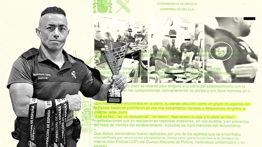 Investigados seis antidisturbios de la Policía Nacional por llamar "chimpancé" a un hombre que resultó ser guardia civil