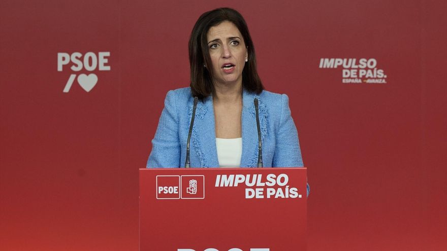 5706431 nueva portavoz psoe esther pena rueda prensa reunion comision ejecutiva