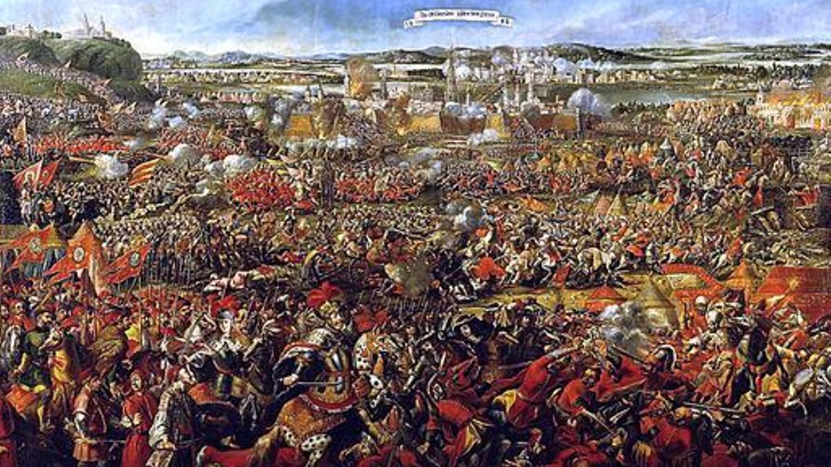 Grabado que representa la Batalla de Viena, durante el llamado segundo asedio, en 1683.