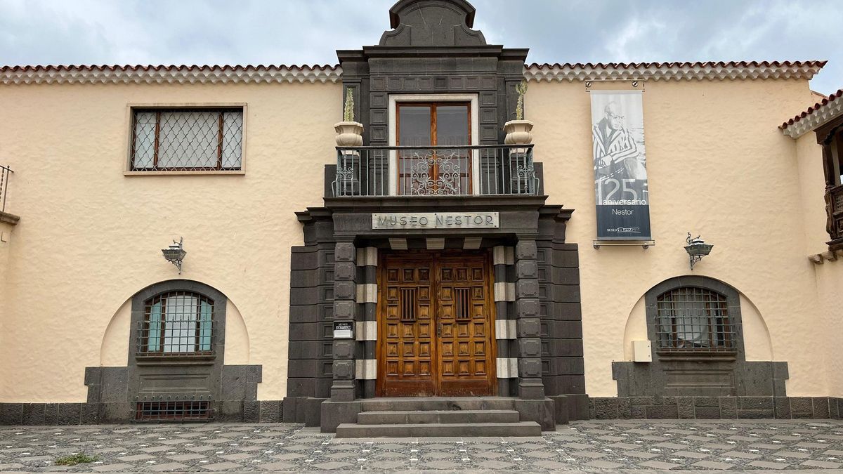 Fachada del Museo Néstor, en Las Palmas de Gran Canaria