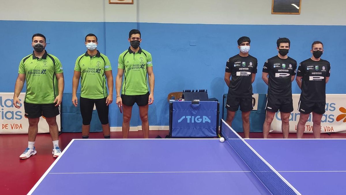 Formaciones del Círculo y el Monte Porreiro en el encuentro de vuelta.