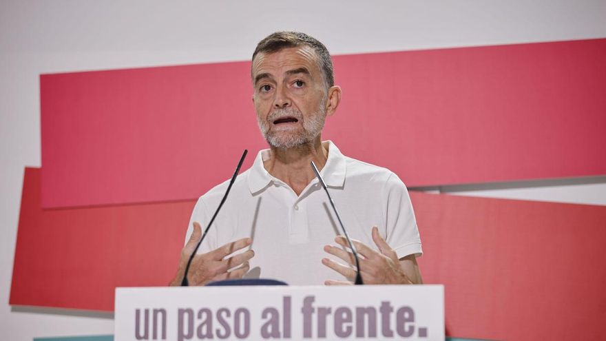 El líder de IU, Antonio Maíllo, en una imagen de archivo. EFE/ Marcos Villaoslada