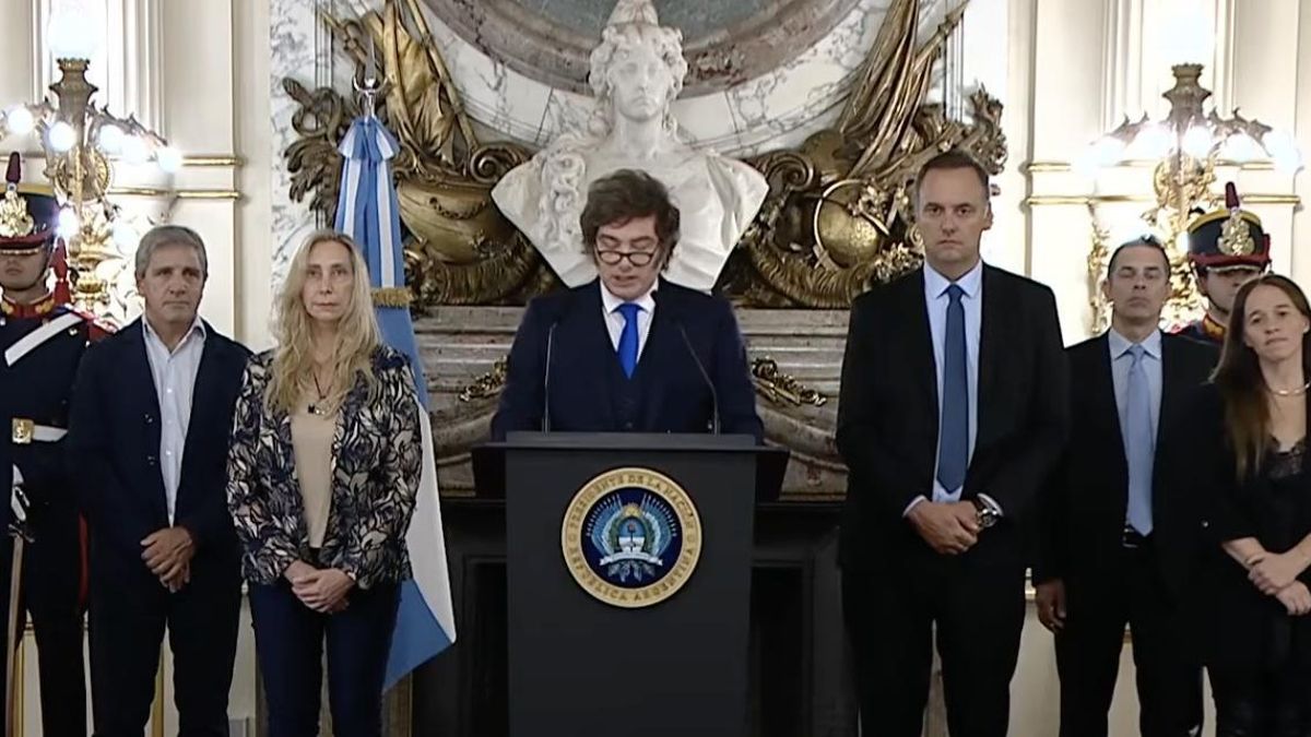 La cadena nacional de Milei del viernes.