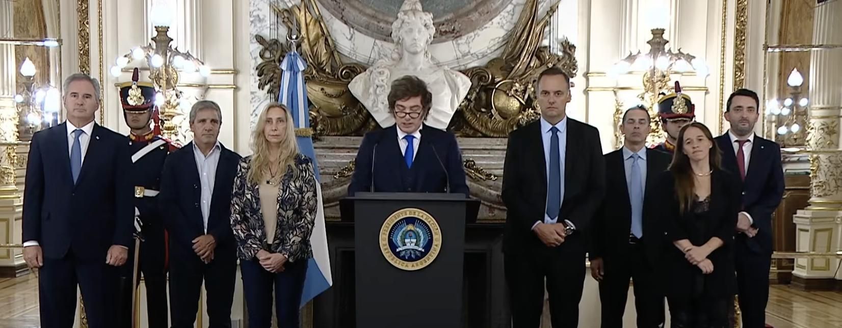 La cadena nacional de Milei del viernes.