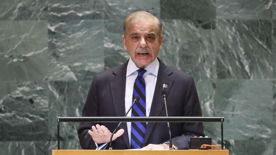 El primer ministro de Pakistán, Shehbaz Sharif, en una foto de archivo. EFE/EPA/SARAH YENESEL