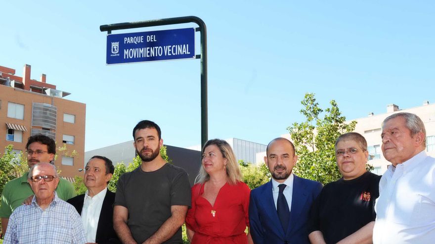 La historia del Parque del Movimiento Vecinal de Madrid y el boicot de Vox a su placa