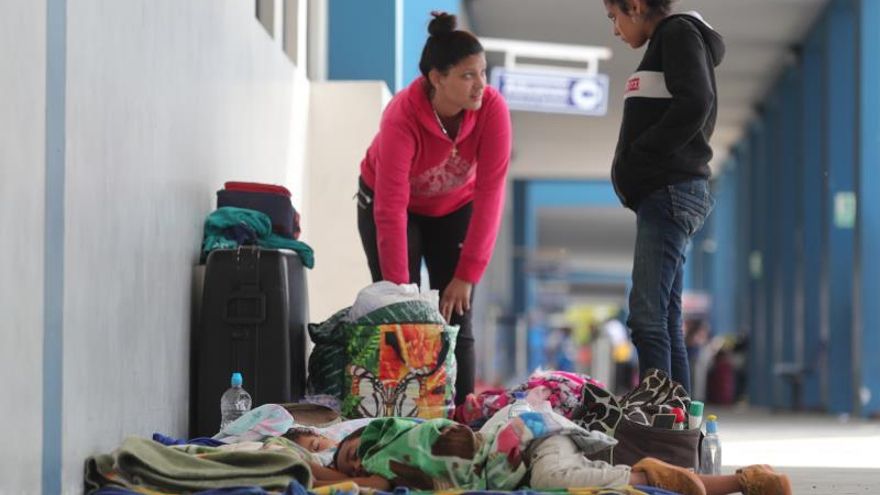Fotografía de archivo de unas migrantes venezolana.