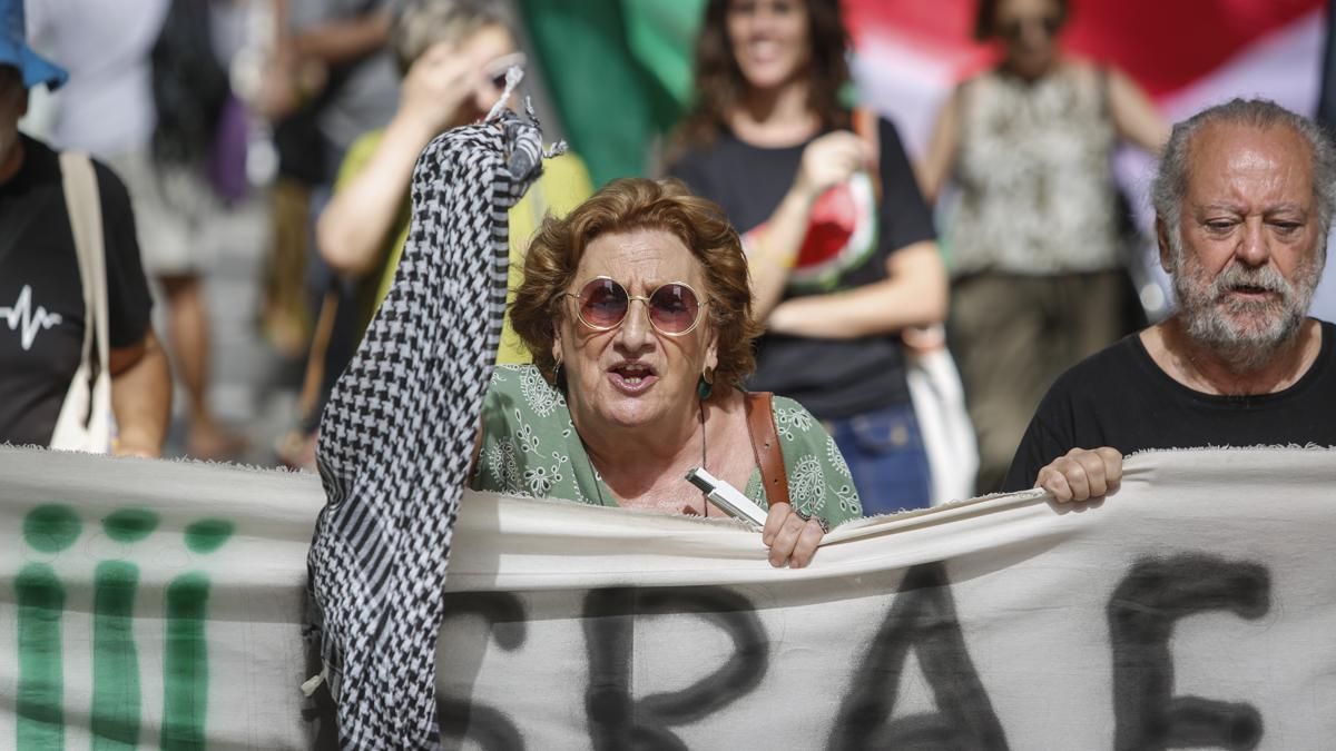 Manifestación solidaridad con Palestina