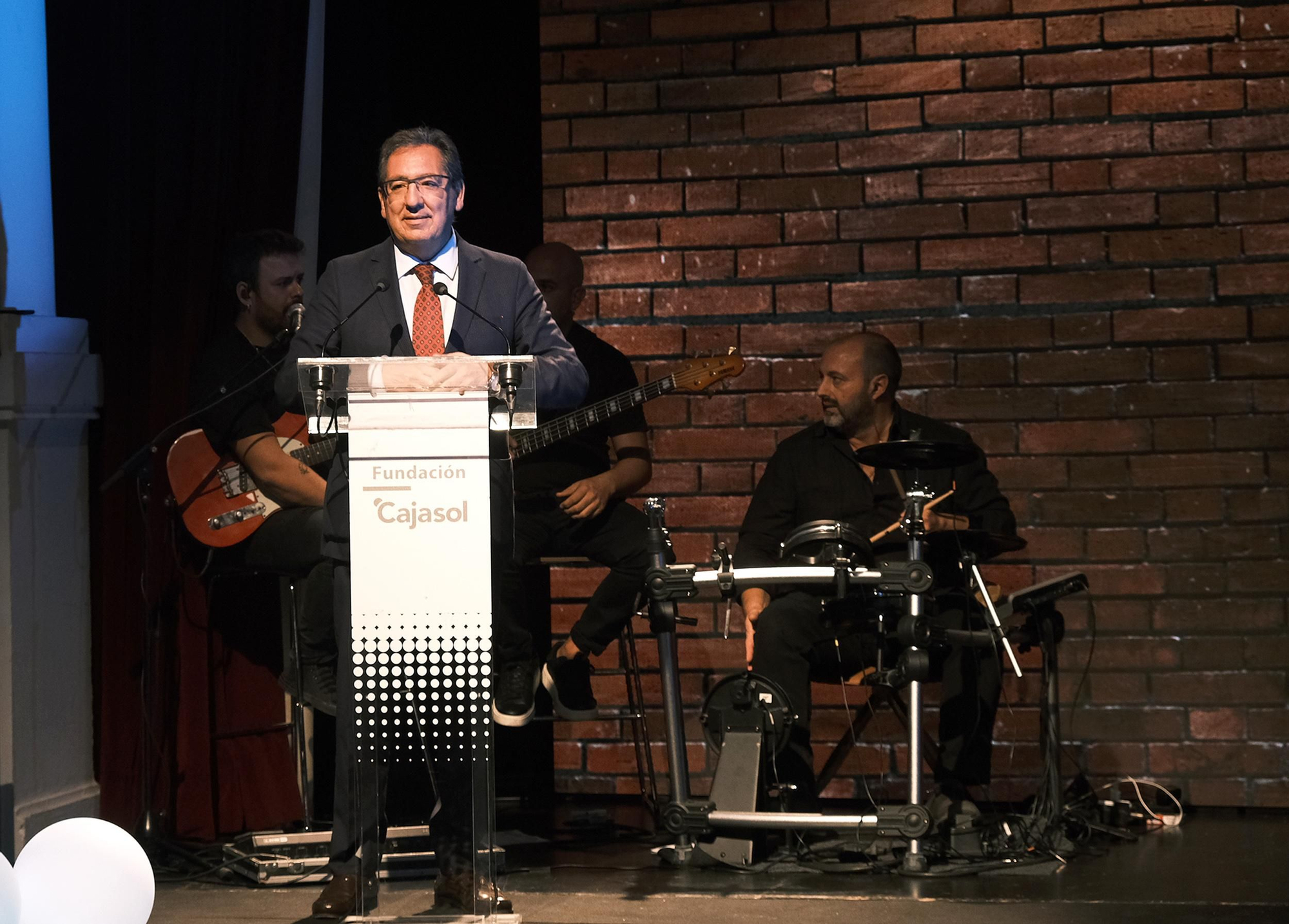 Antonio Pulido, durante la presentación del encuentro