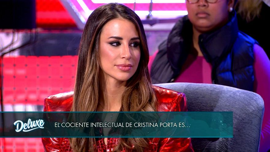 Cristina Porta se hizo un test de inteligencia en el 'Deluxe' pero no quedó satisfecha
