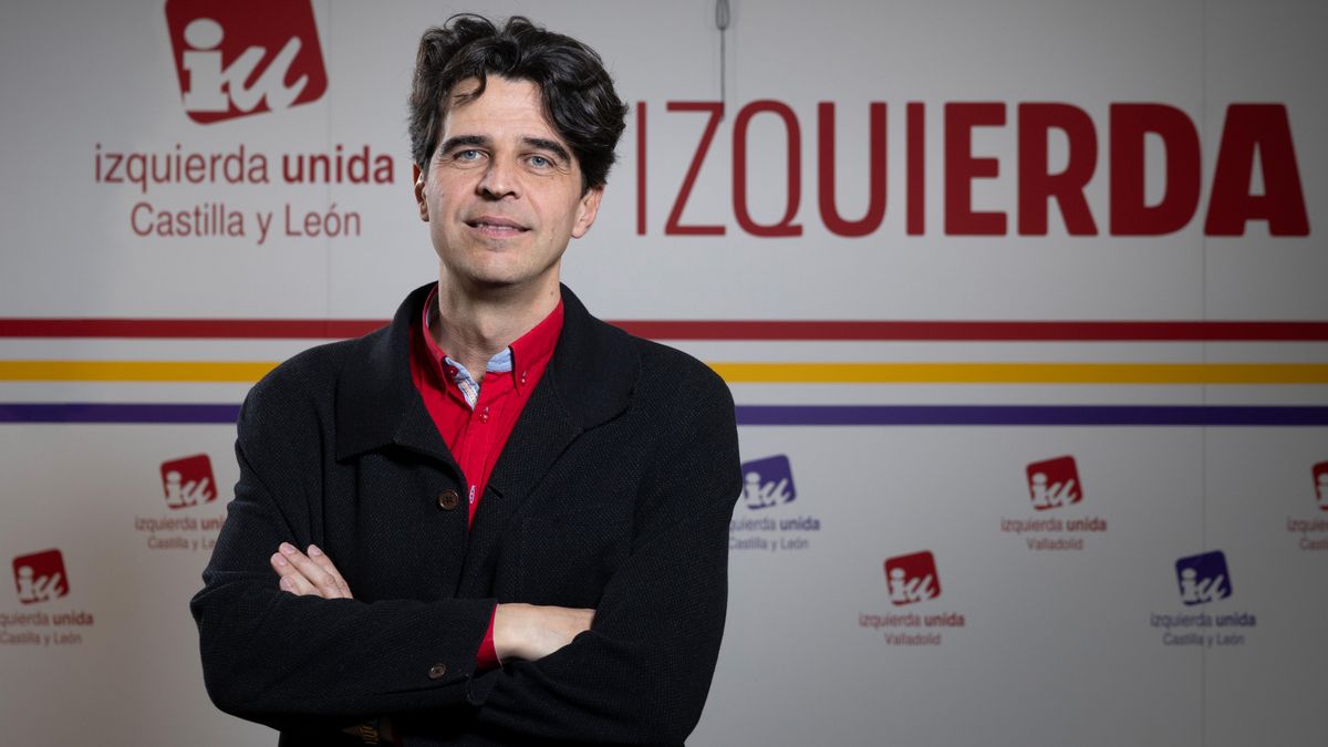 El número 1 de IU en las listas por Valladolid para las elecciones autonómicas del 15 de marzo.