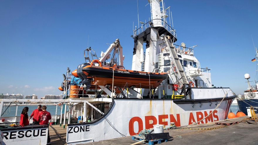 El barco Open Arms, de la ONG Proactiva Open Arms. EFE/Domenech Castelló/Archivo