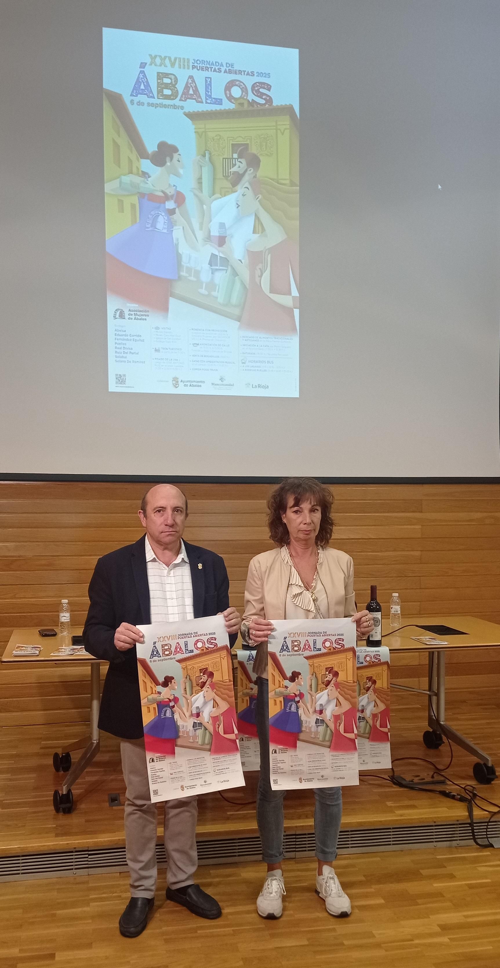 Urquía en la presentación de una nueva edición de las Jornadas de Puertas Abiertas en Ábalos