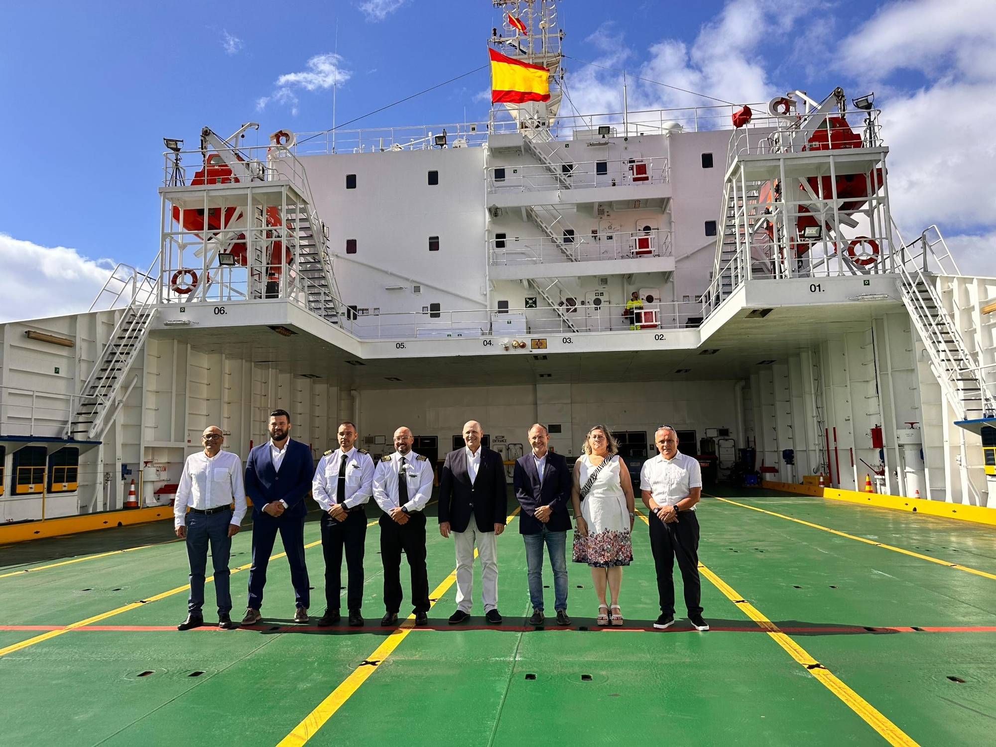 Presentación de la nueva ruta logística para el transporte de mercancías de Fred. Olsen.