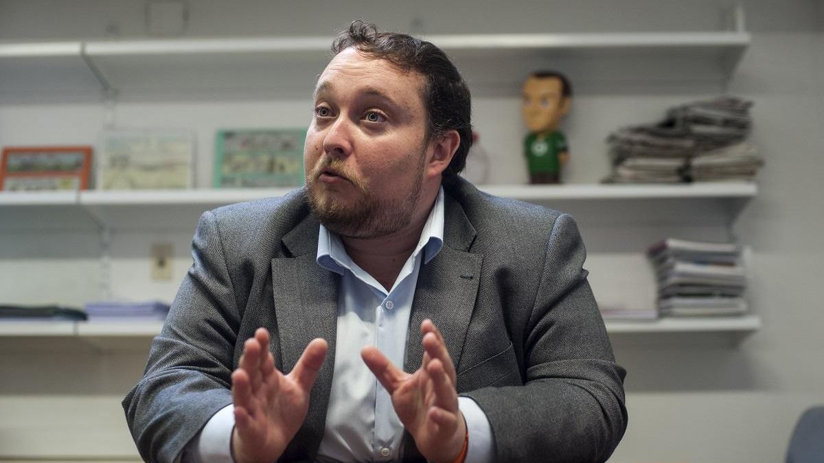 Rubén Gómez, portavoz de Ciudadanos en el Parlamento de Cantabria. | JOAQUÍN GÓMEZ SASTRE