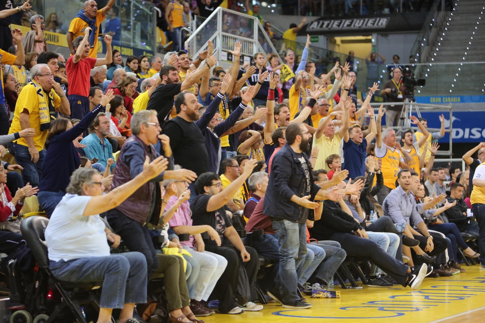 Imágenes del encuentro entre el Herbalife Gran Canaria y el Real Madrid. Alejandro Ramos.