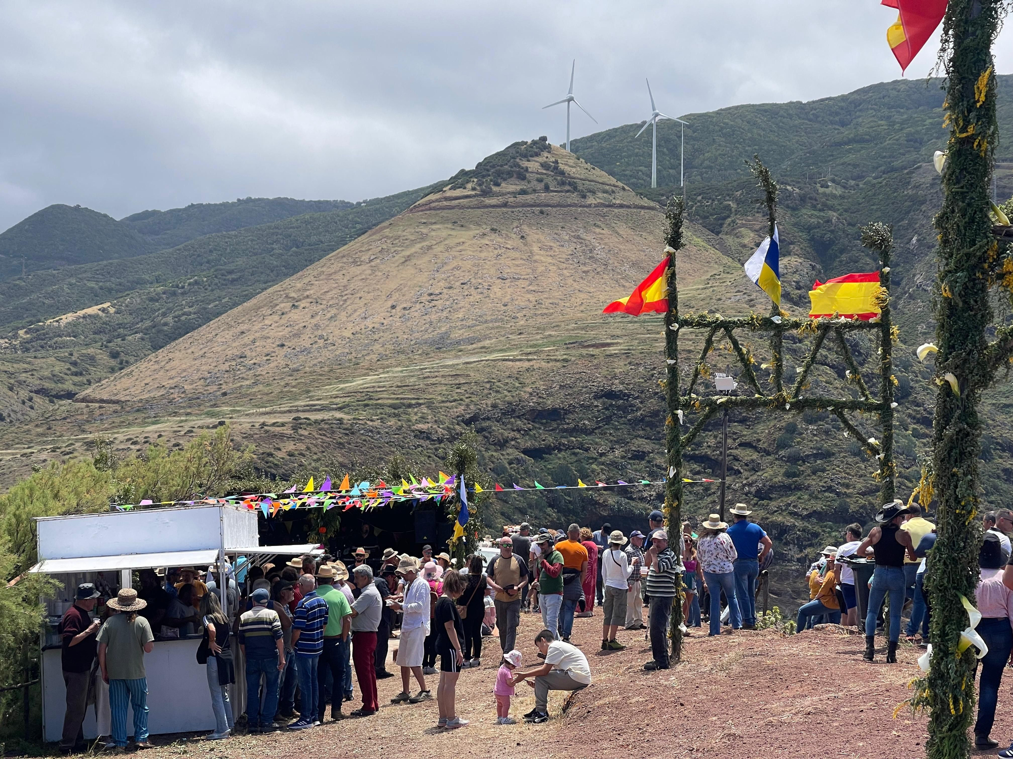 Imagen de archivo de la fiesta de la Cruz de La Centinela.