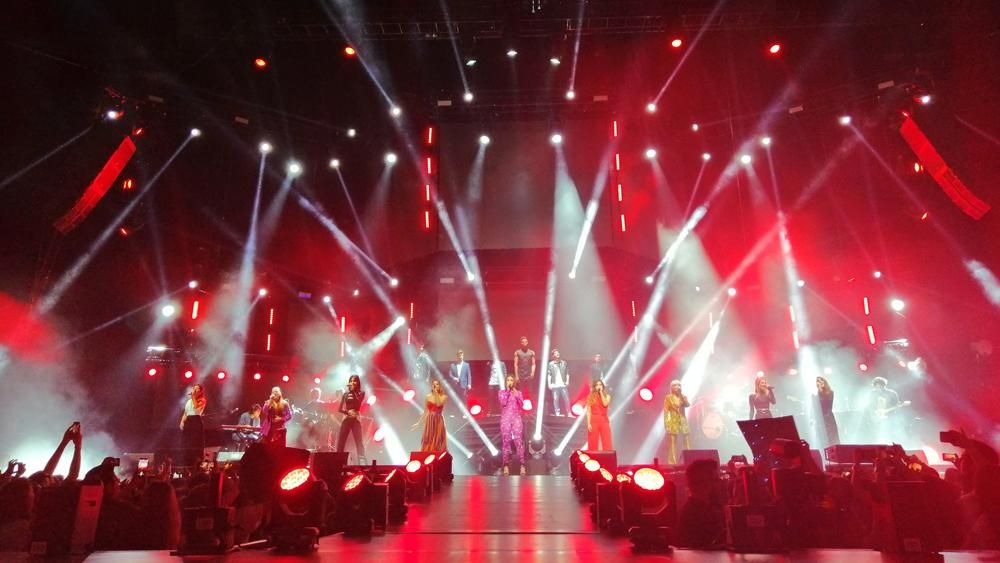 Inicio del concierto de "OT 2018"