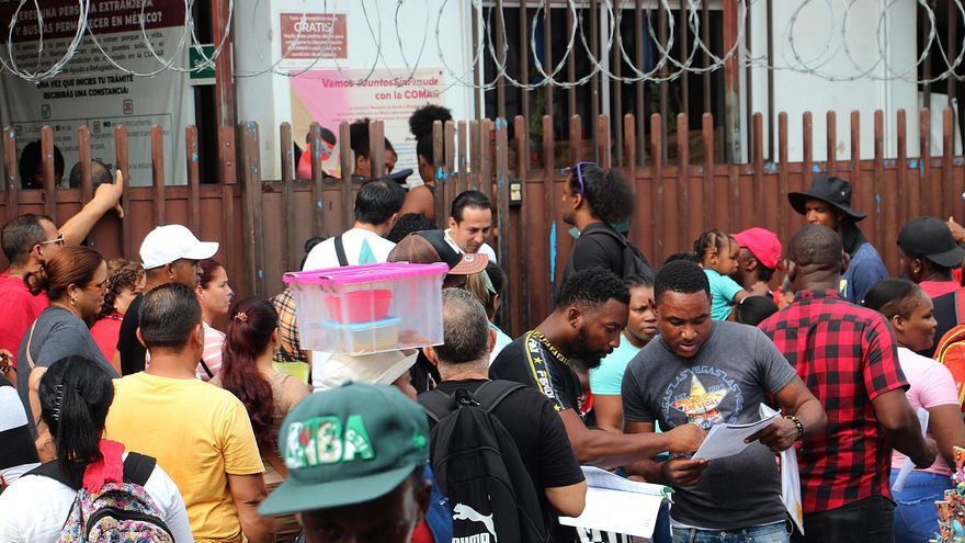 Descenso de migrantes en frontera sur de México tras 5 semanas de restricciones de Trump