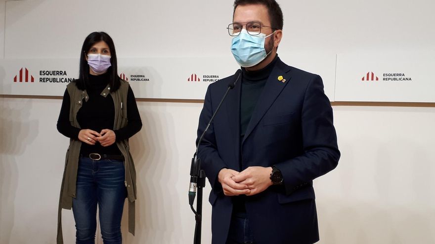 El candidato de ERC a la Presidencia de la Generalitat, Pere Aragonès