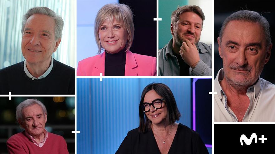 Movistar Plus+ pone fecha de estreno a la reunión de Gabilondo, Del Olmo, Julia Otero y otras icónicas 'voces de la radio'