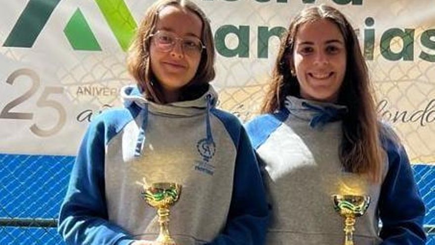 Las pelotaris del Círculo, en el Regional