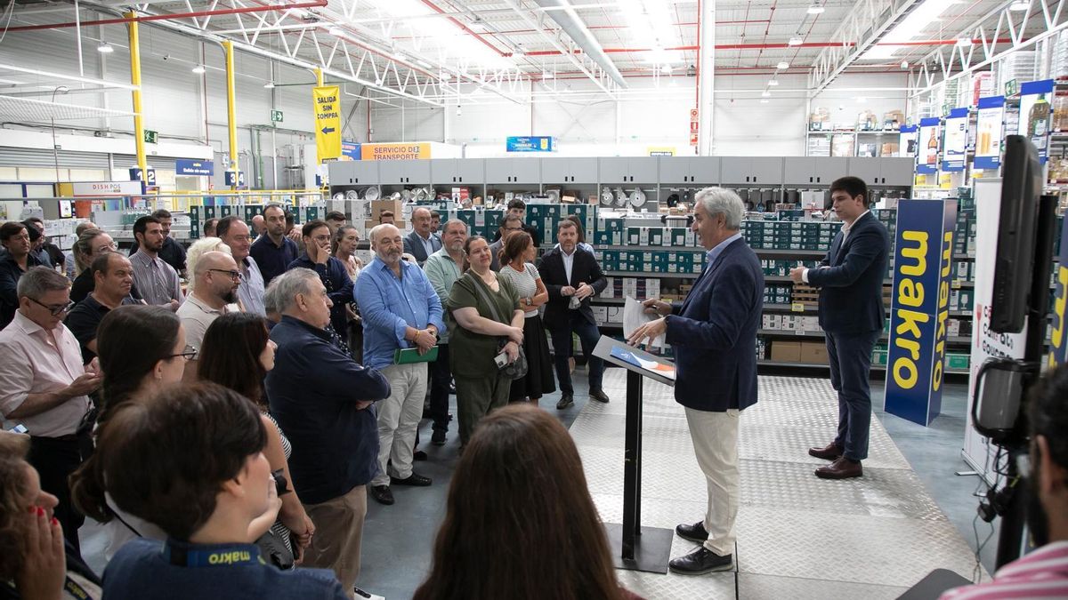 Antonio Caño, en Makro, en la presentación del XI Califato Gourmet.