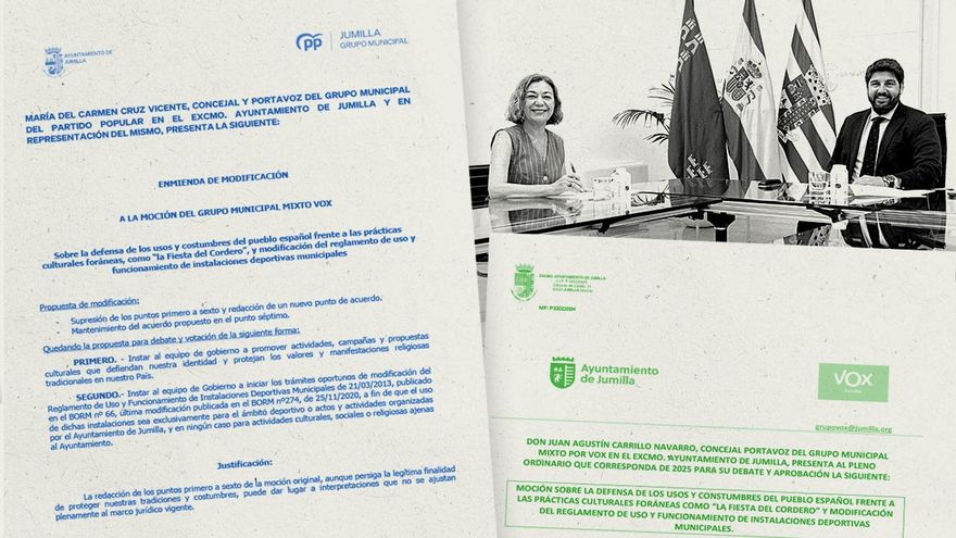 History of a laundering: Thus the PP the motion of Vox against Islamic acts in Jumilla to approve it to approve it