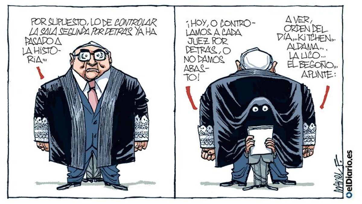 Por detrás