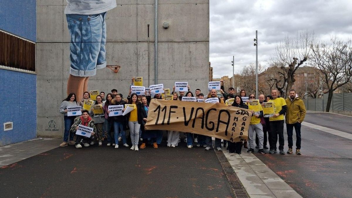 Los docentes de la escuela Santa Maria Gardeny