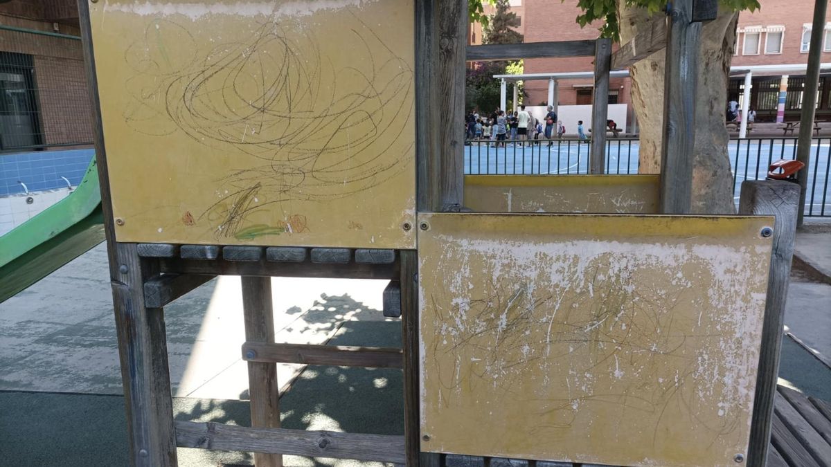 El patio del CEIP Federico García Lorca de València.
