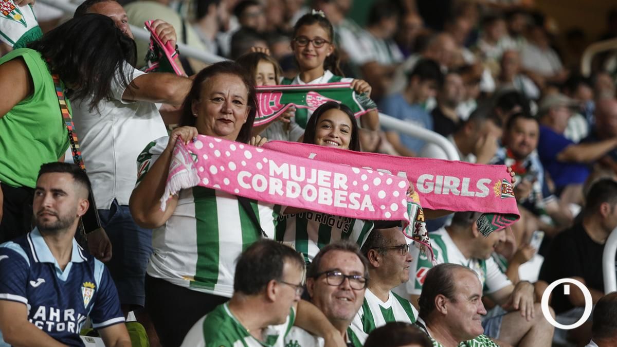 Grada Blanquiverde del Córdoba CF - CD Castellón