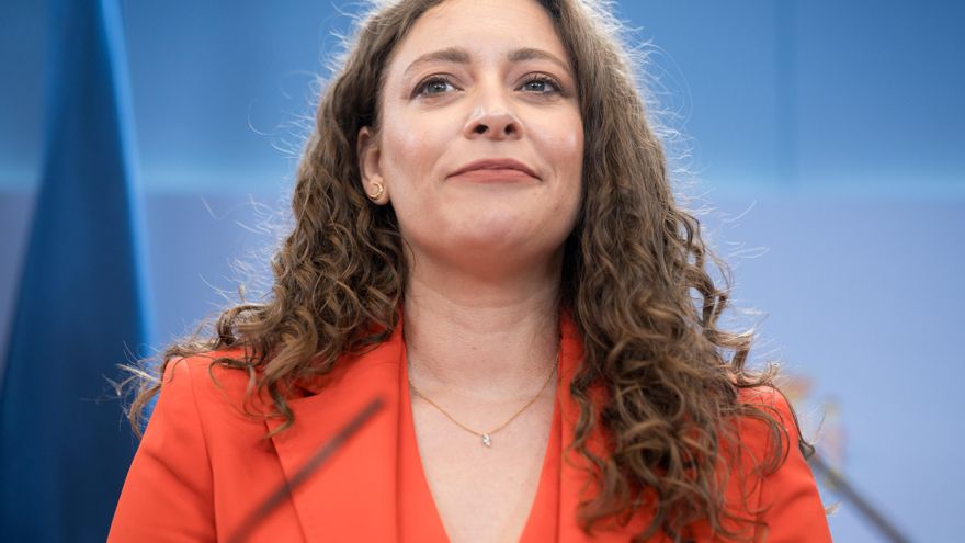 Archivo - Primera rueda de prensa de la portavoz del PP en el Congreso, Ester Muñoz, en el Congreso de los Diputados, a 8 de julio de 2025, en Madrid (España).