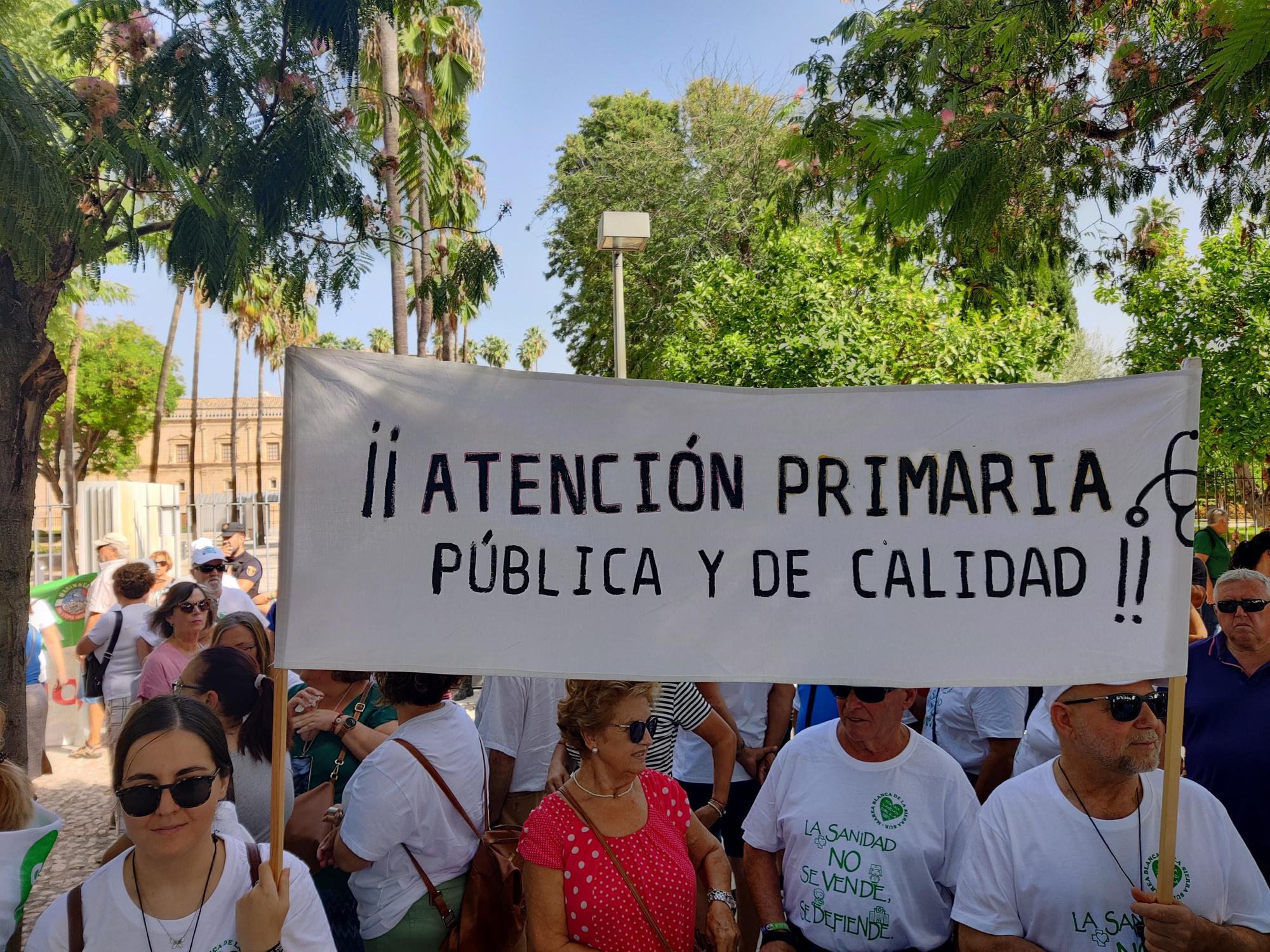 Desde Marea Blanca sostienen que la población en la zona básica de Estepa sufra "desamparo sanitario"