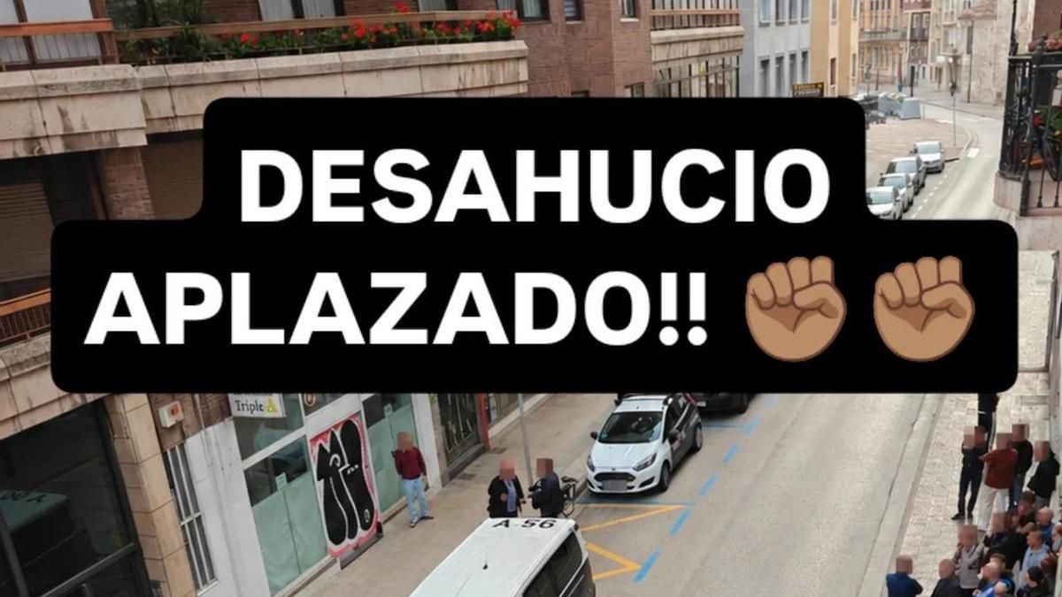 Aplazan hasta el viernes el desahucio en Burgos de una madre con dos hijos, uno de ellos menor