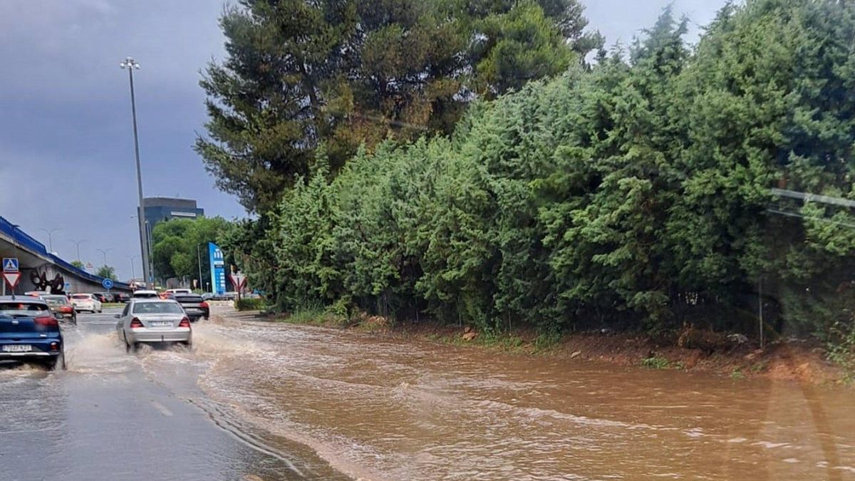 Efectos de la granizada en Guadalajara el 11 de junio