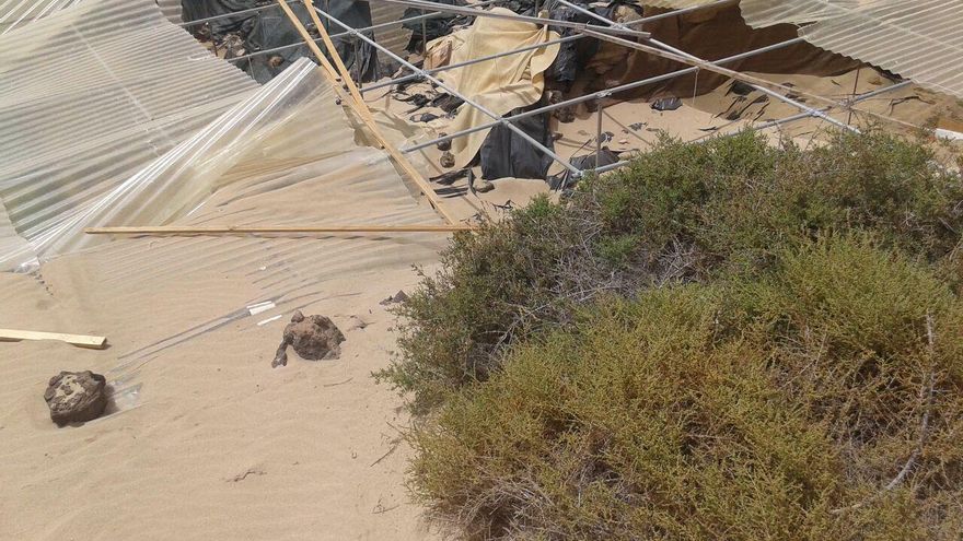 El Yacimiento de Lobos, sepultado por la arena