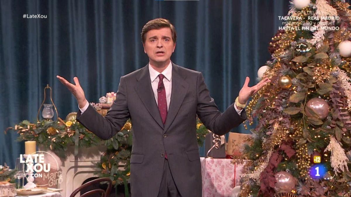 Marc Giró lanza su consejo más irónico sobre la Navidad en 'Late Xou'