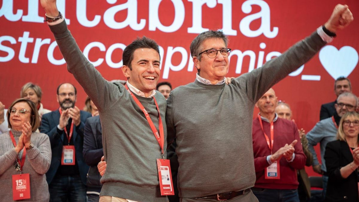 Pedro Casares y Patxi López