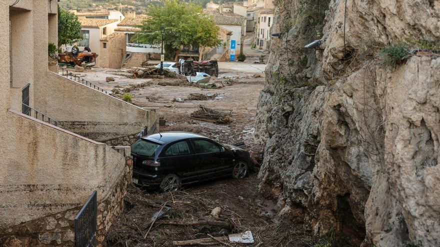 Destrozos causados por la DANA en Letur.