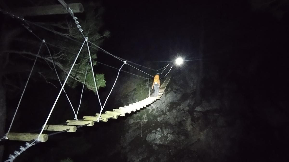 La Guardia Civil de Teruel rescata a cuatro personas extraviadas en la vía ferrata de Formiche Alto