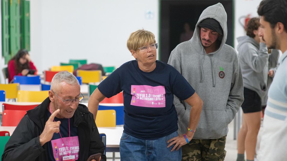 La presidenta de Altihay, Desireé Chacón, durante las actividades.