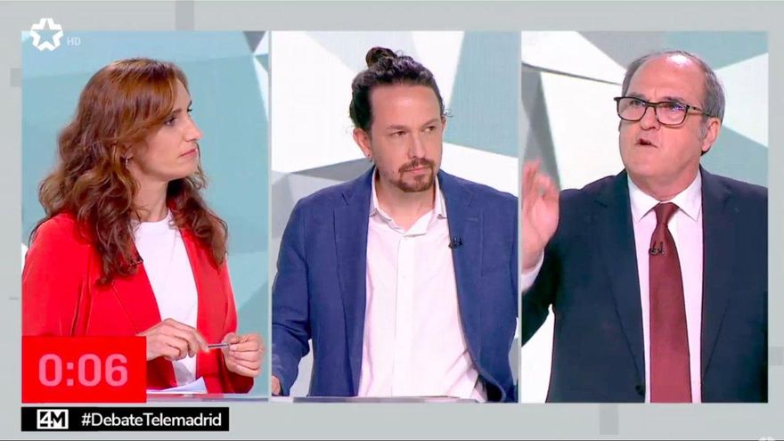 Gabilondo se dirige a Mónica García y a Pablo Iglesias: "Tenemos 12 días para ganar las elecciones"