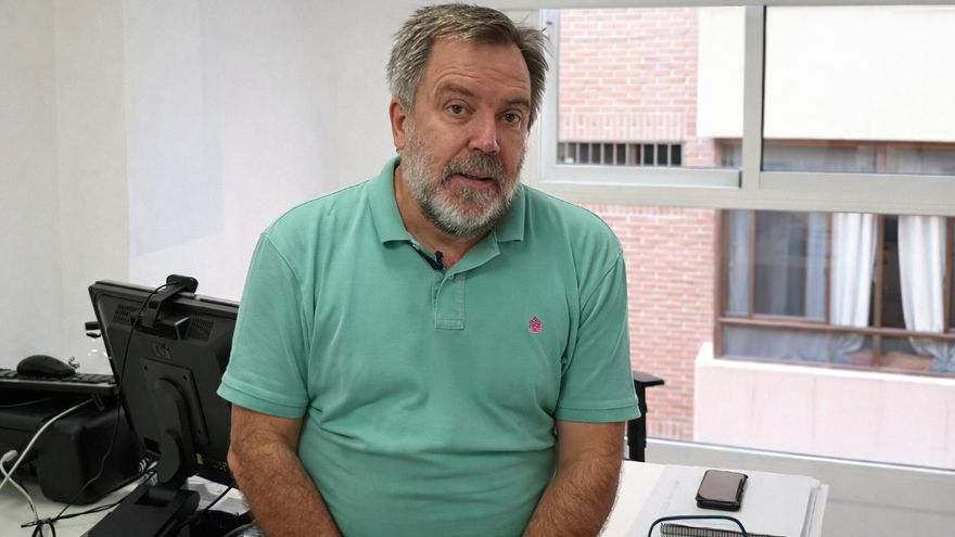 Nacho Tornel, secretario general de la Federación de Enseñanza de CCOO Región de Murcia, denuncia las graves consecuencias de la segregación escolar. CEDIDA