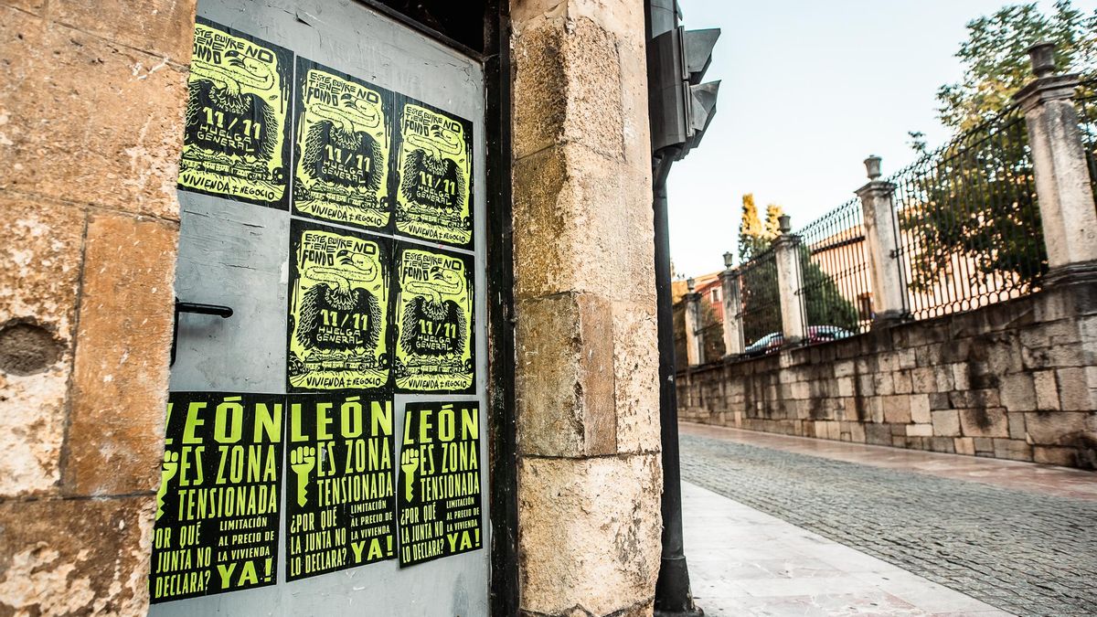 "Este buitre no tiene fondo": León llama a la huelga del 11 de noviembre por la vivienda y el coste de la vida