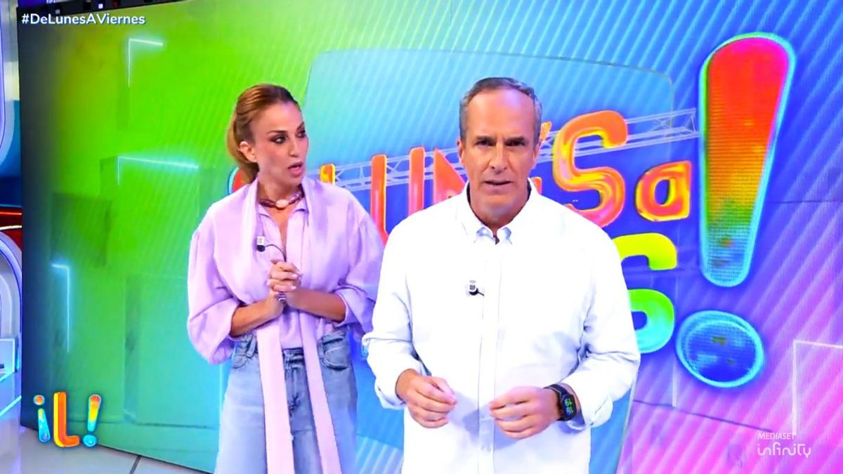 Santi Acosta y Beatriz Archidona, en 'De lunes a viernes' de Telecinco