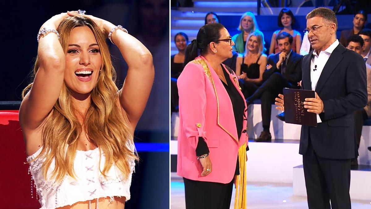 Edurne en 'La Voz Kids' / María del Monte y Jorge Javier Vázquez en 'Hay una cosa que te quiero decir'