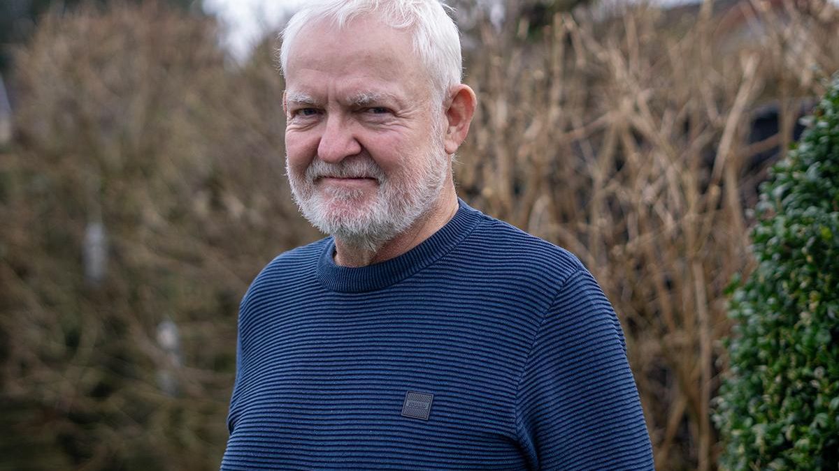 Peter Jensen, jubilado y vecino de Skrydstrup.